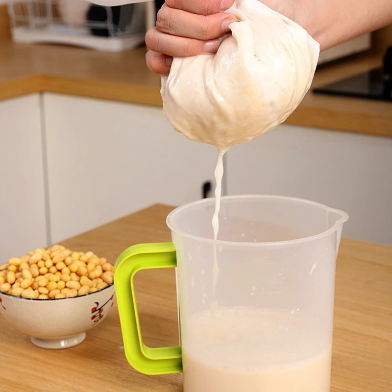 "Reusable Nylon Filter Bags – Soy Milk, Nut Milk, Tea, Coffee, Oil, and Yogurt Strainer Mesh"