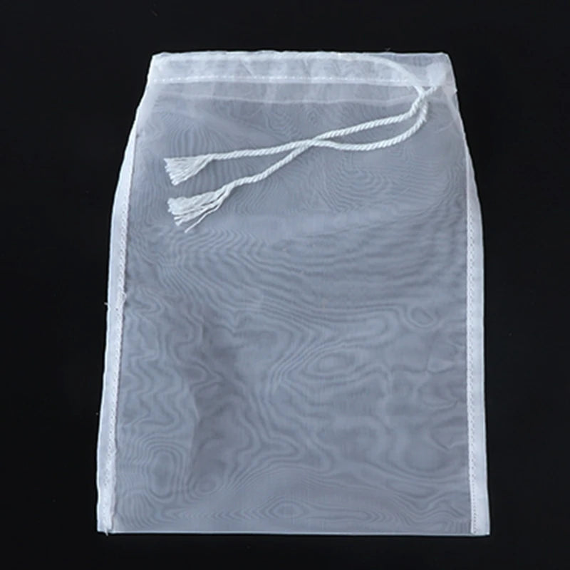 "Reusable Nylon Filter Bags – Soy Milk, Nut Milk, Tea, Coffee, Oil, and Yogurt Strainer Mesh"