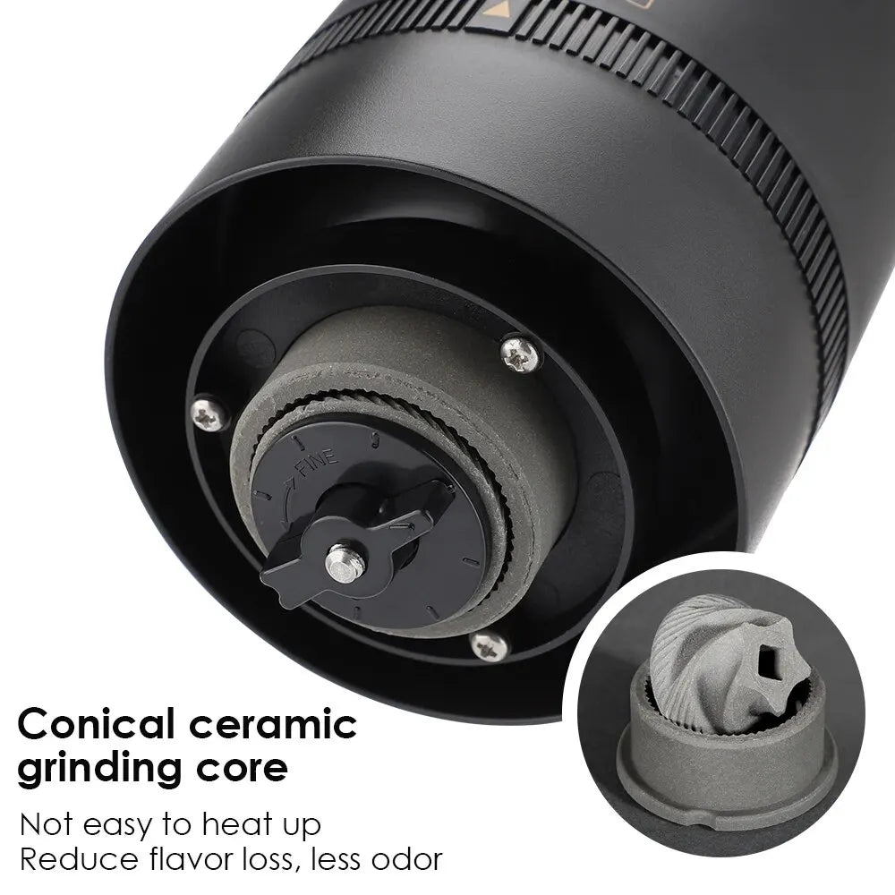 "Portable USB-C Electric Coffee Grinder | Professional Ceramic Grinding Core for Perfect Coffee Anywhere"